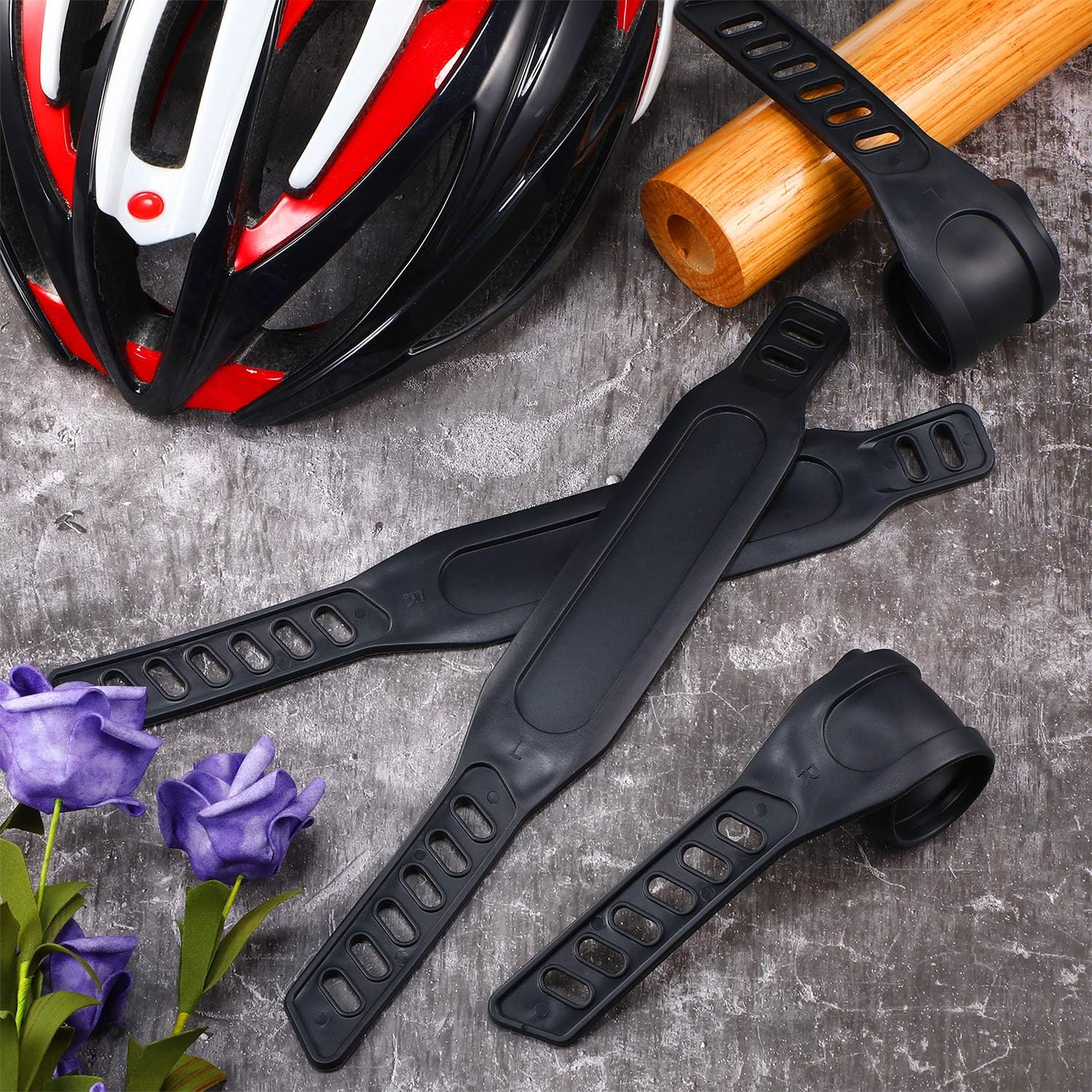 2 Pairs Universal Pedal Straps 1.7 x 12 Inch I568