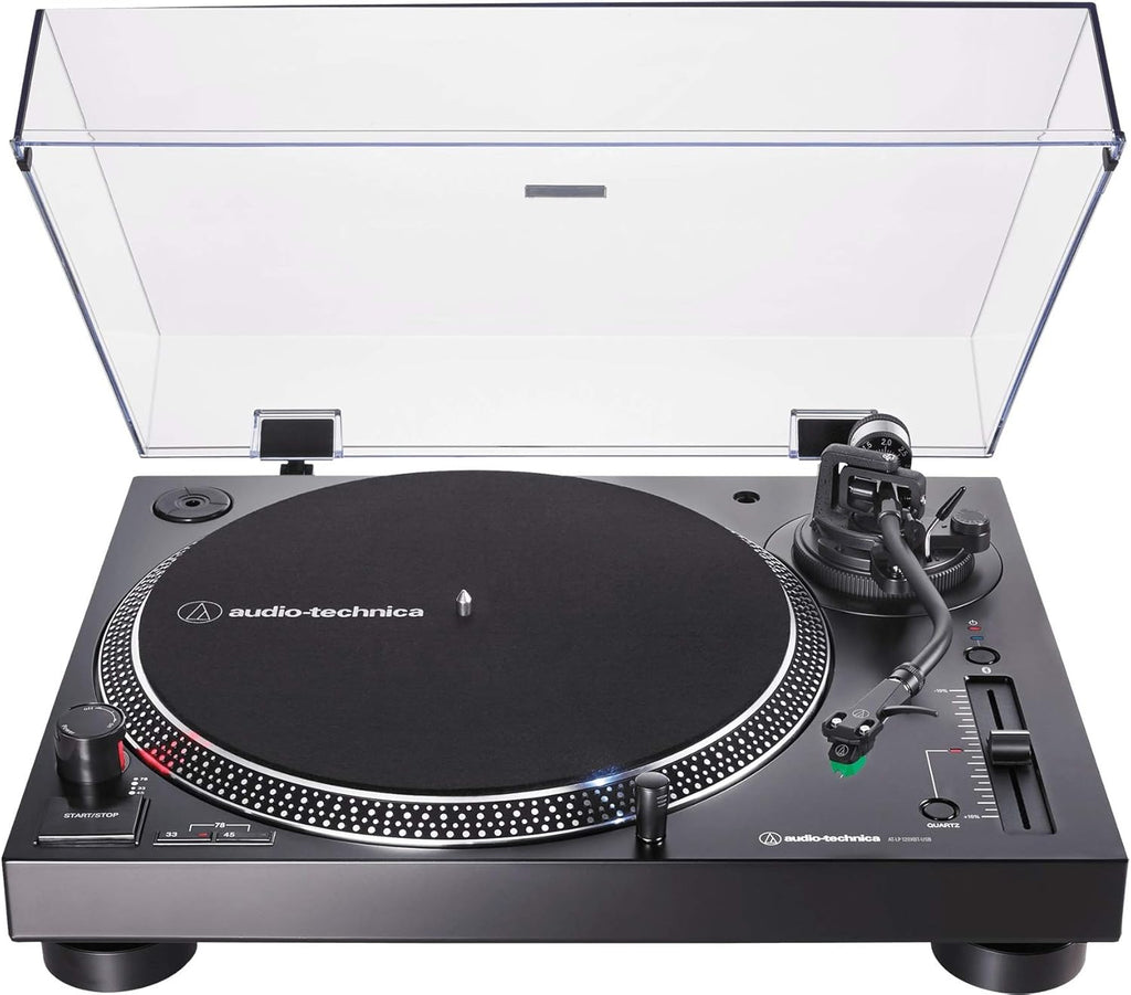 Direct-Drive Turntable, Fully Manual, 3 Speed, Black O540739