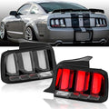 Black Housing Clear Lens LED Tail Lights Assembly X619