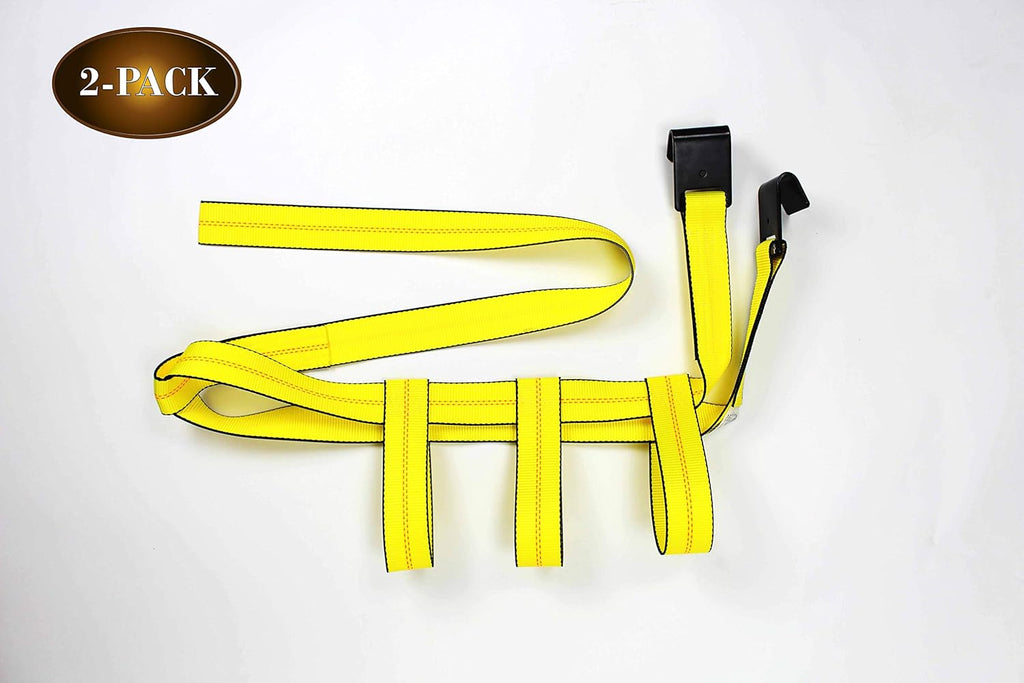 2-Pack Car Wheel Straps with Flat Hooks N422179