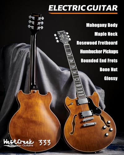 Semi Hollow Body Electric Guitar with 6 String U68664