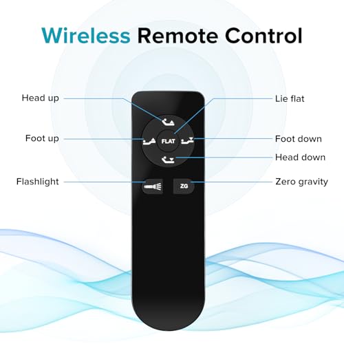 Twin Adjustable Bed Frame with Wireless Remote Control J8327