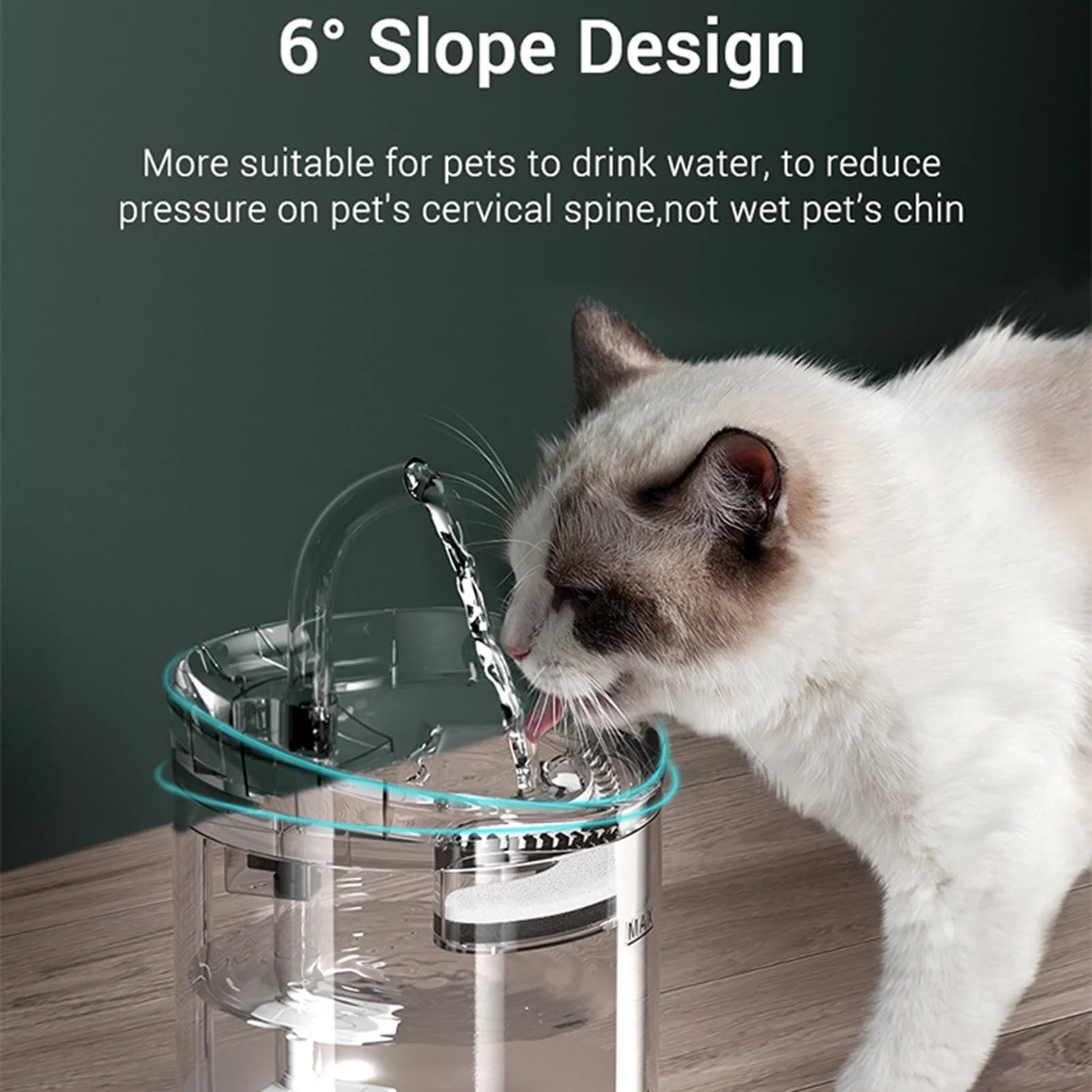 2L Cat Water Fountain A8058