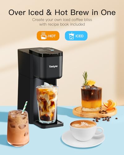 Mini Single Serve Coffee Maker for K Cup and Ground, 6 to 13 Oz Brew Sizes C25064