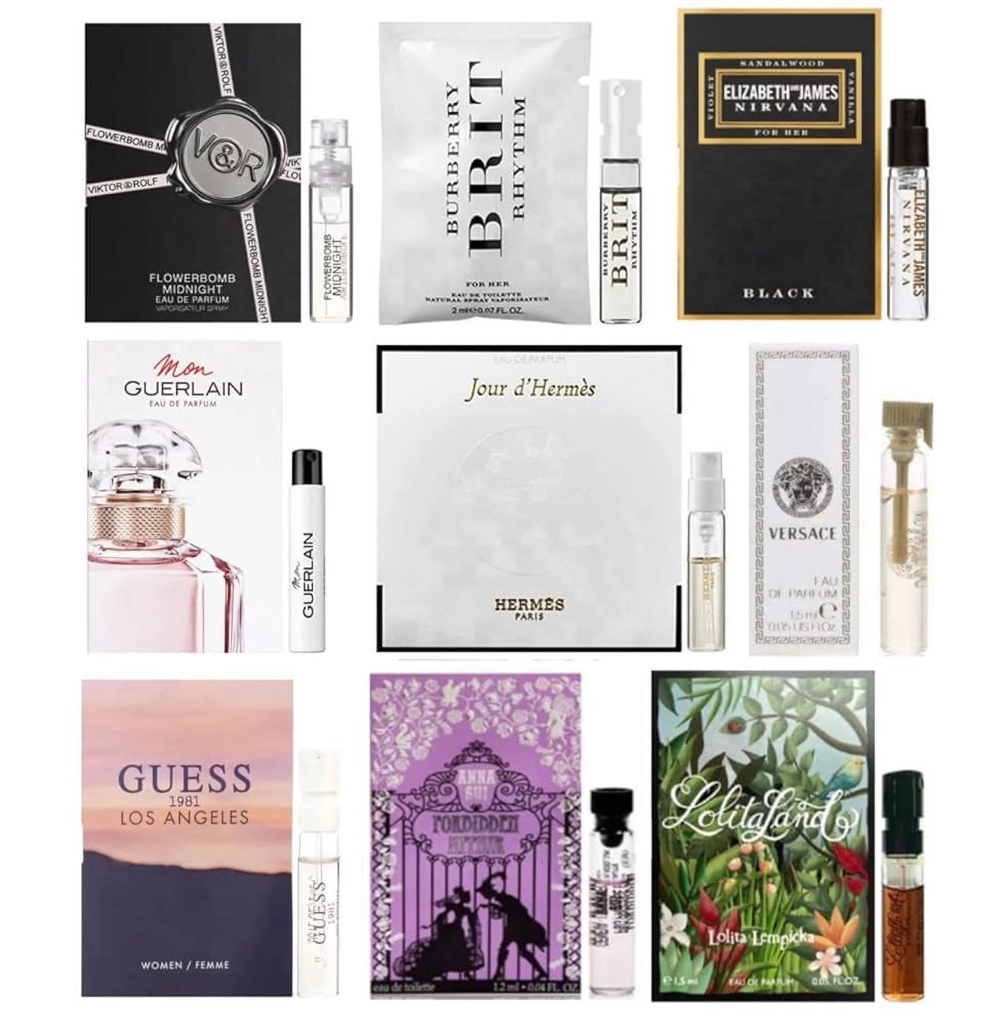 8 Vials Fragrance Sampler Set P8844