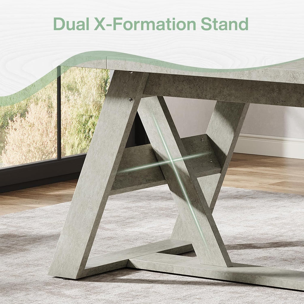 Gray Wood Dining Table R304