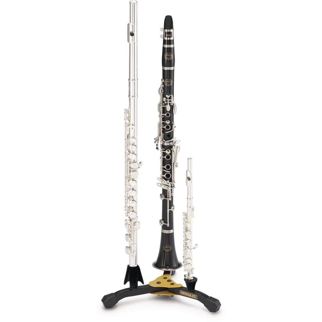 Folding Flute Stand with Carrying Bag and Cleaning Cloth T7526