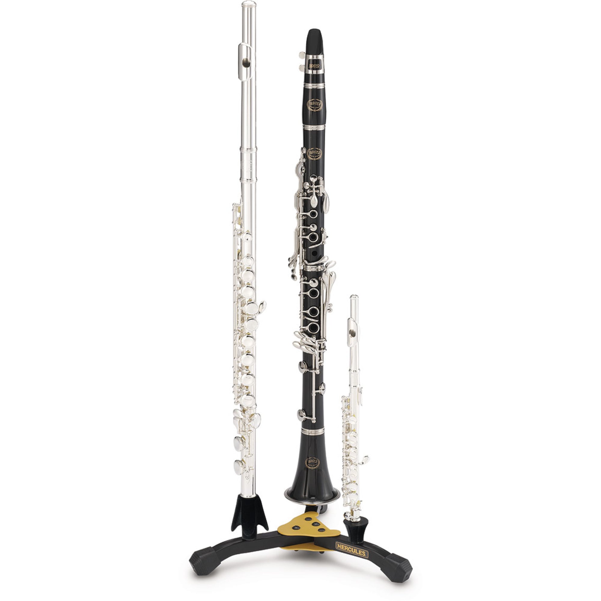 Folding Flute Stand with Carrying Bag and Cleaning Cloth T7526