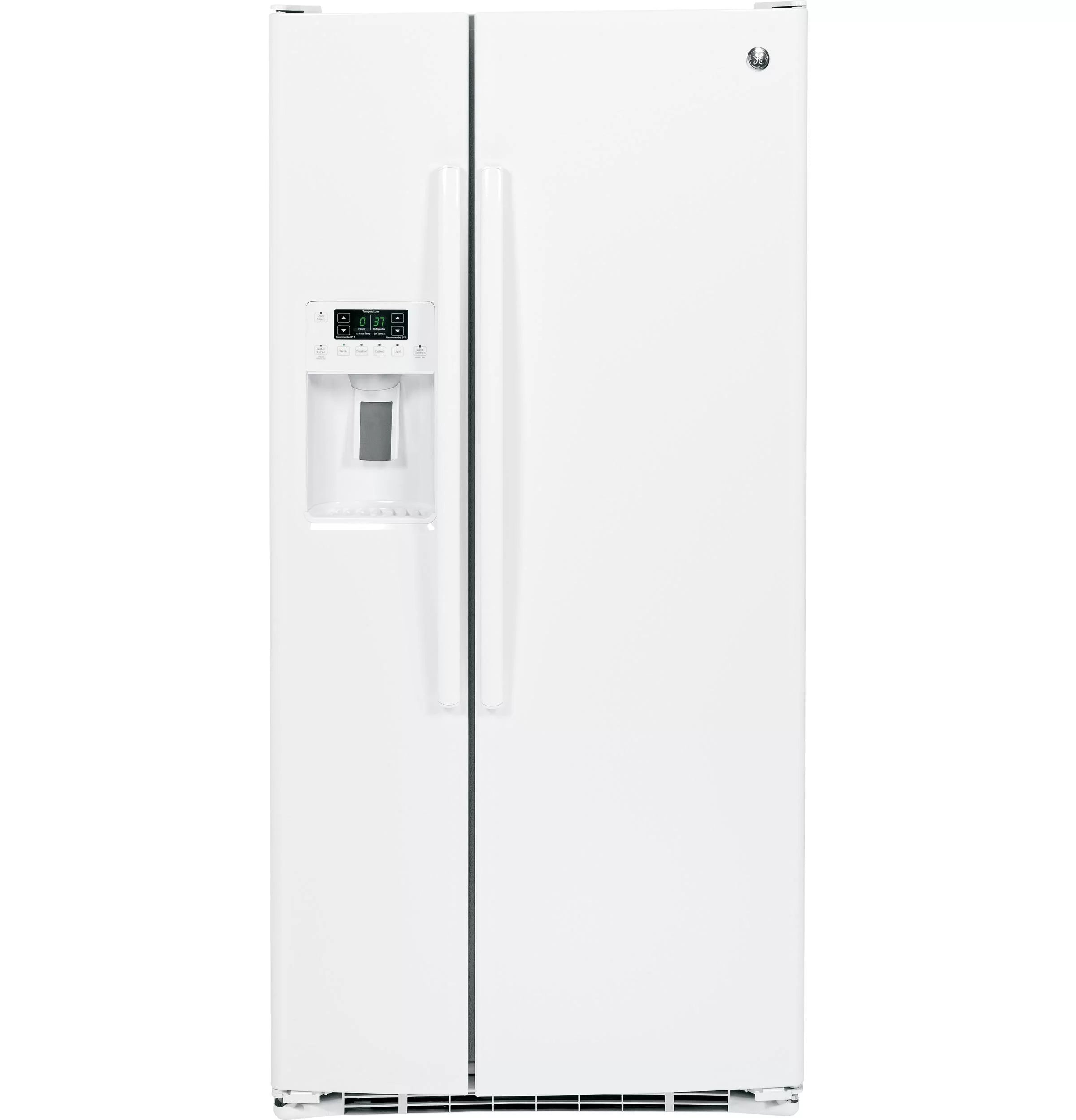 White 33 Inch Freestanding Side by Side Refrigerator O61218