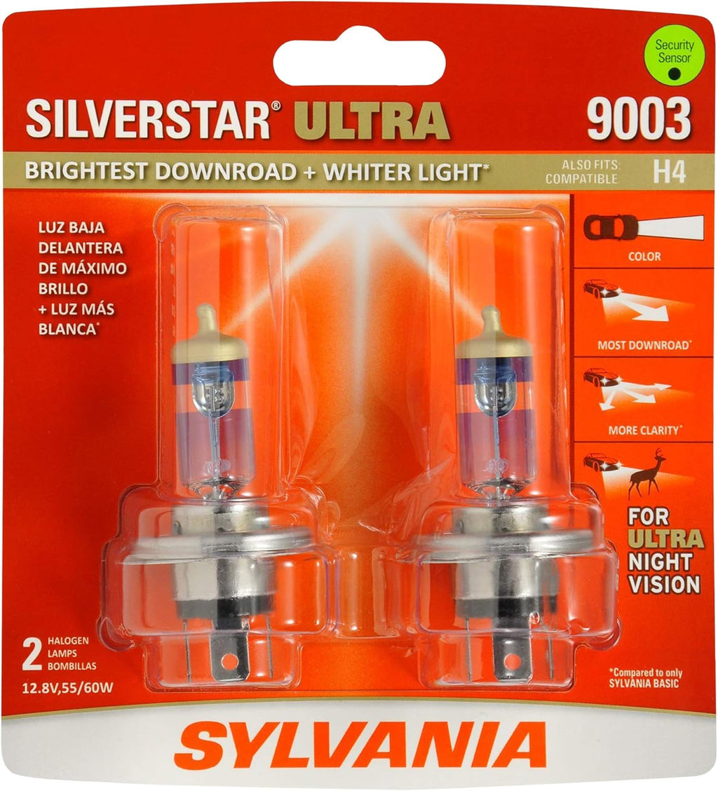9003 Halogen Headlight Bulb High Beam Low Beam Fog Replacement Bulb Pack of 2 X5088