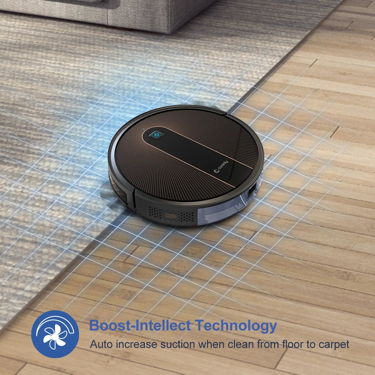 Robot Vacuum Cleaner and Mop, 2200Pa Suction I8010