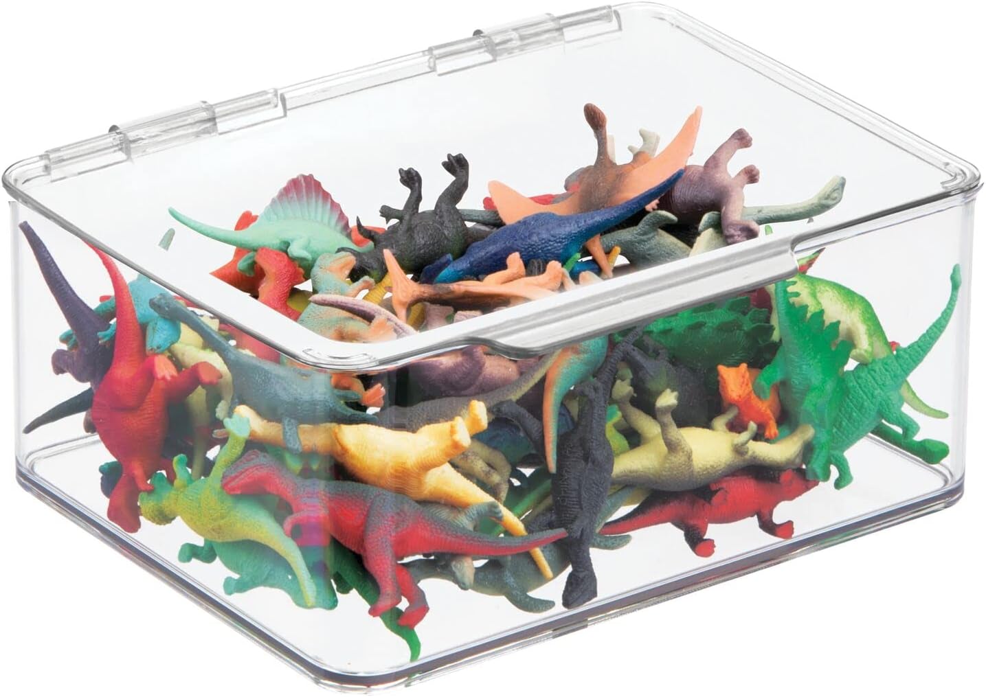 Clear Plastic Storage Bin with Lid, 8 Pack K718