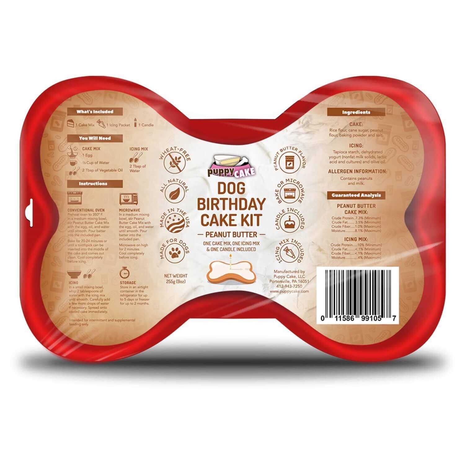 Dog Birthday Cake Kit L4358