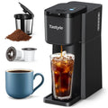 Mini Single Serve Coffee Maker for K Cup and Ground, 6 to 13 Oz Brew Sizes C25064