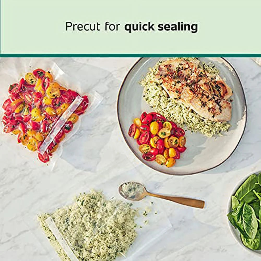 1 Quart Precut Vacuum Sealer Bags (44 Count) S483514