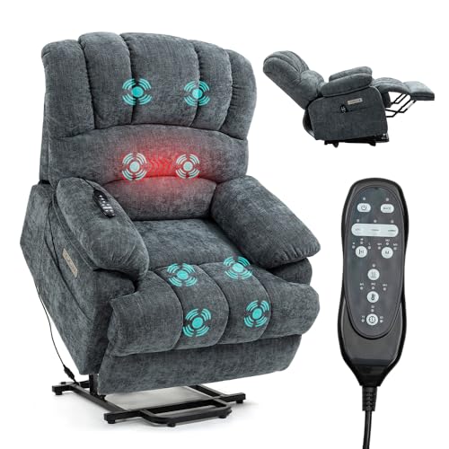Massage Recliner with Heat, Beige R295031