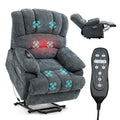 Massage Recliner with Heat, Beige R295031