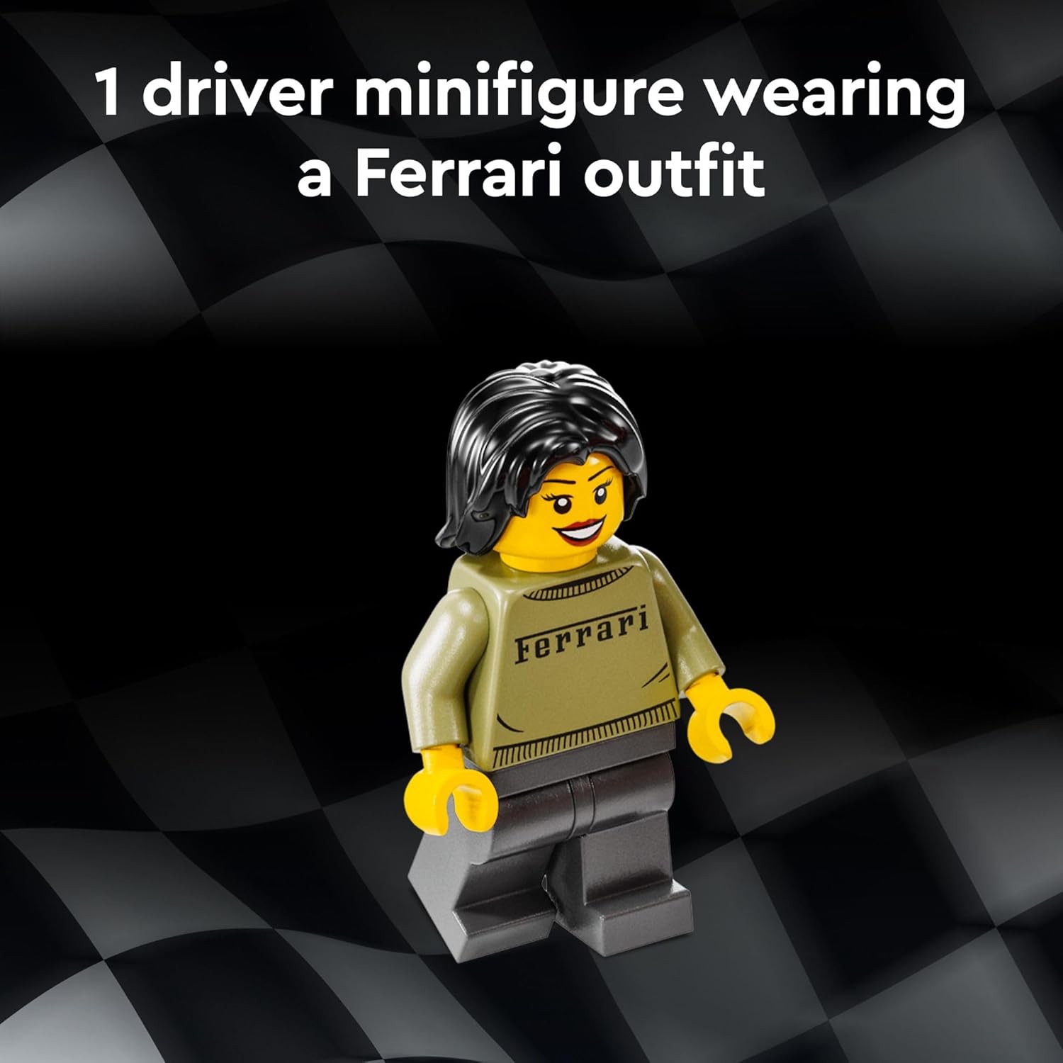 Ferrari F40 Supercar Building Set with Driver Minifigure D117