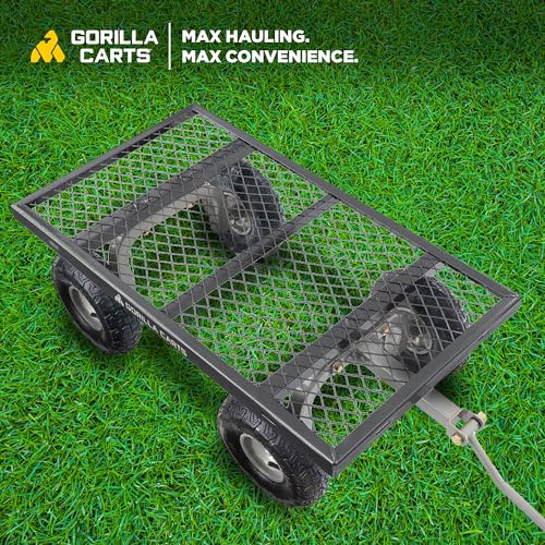 Steel Utility Cart with Removable Sides, 800 Lbs T163