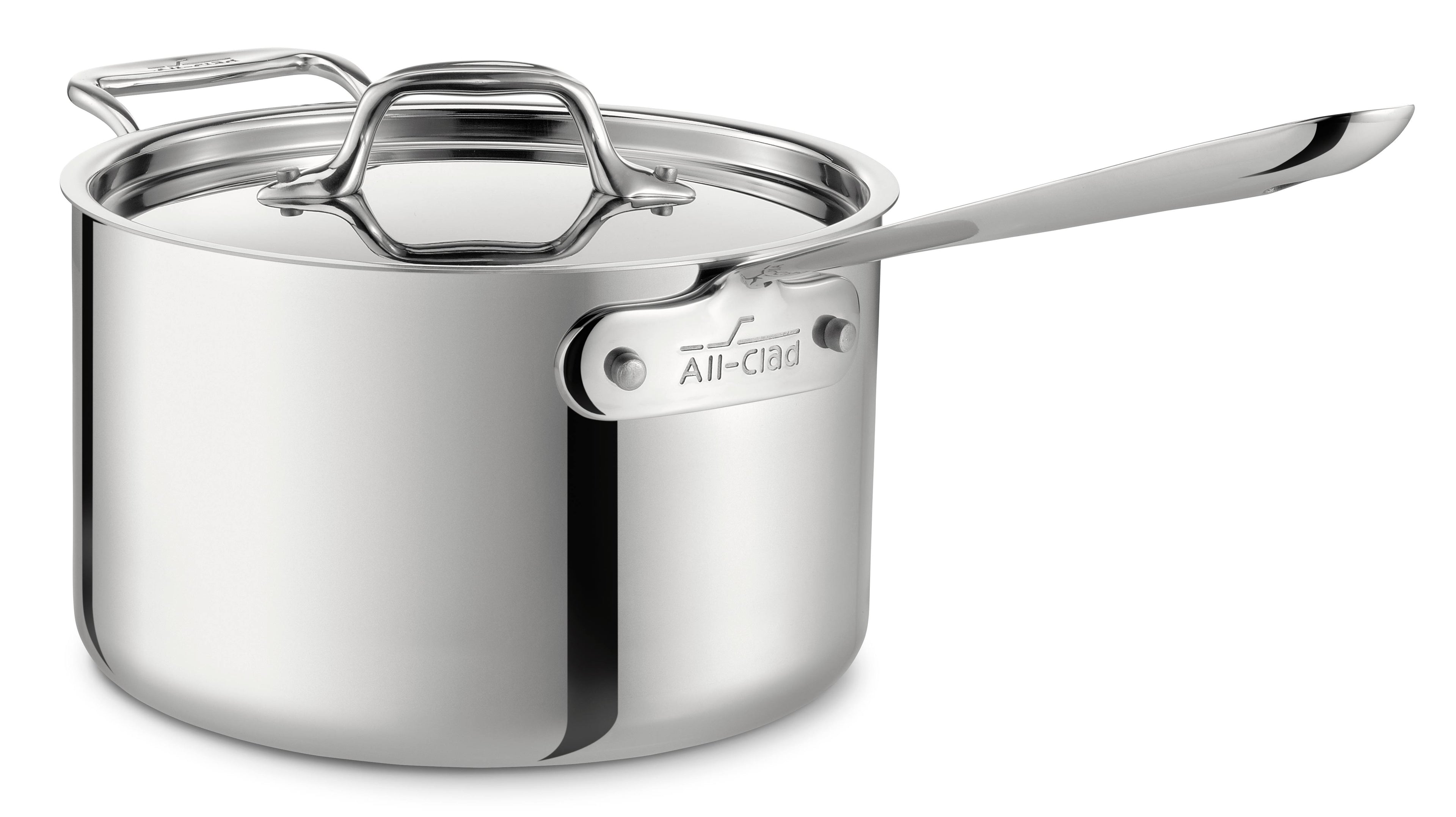 4 qt Stainless Steel Saucepan with Lid Q90093