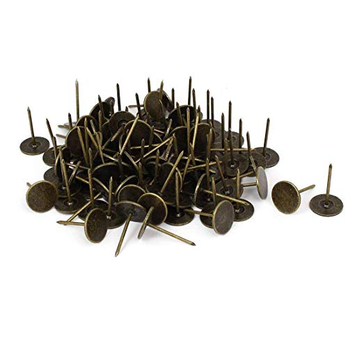 Bronze Flat Head Upholstery Tacks (19mm x 30mm, 100Pcs) Q80858