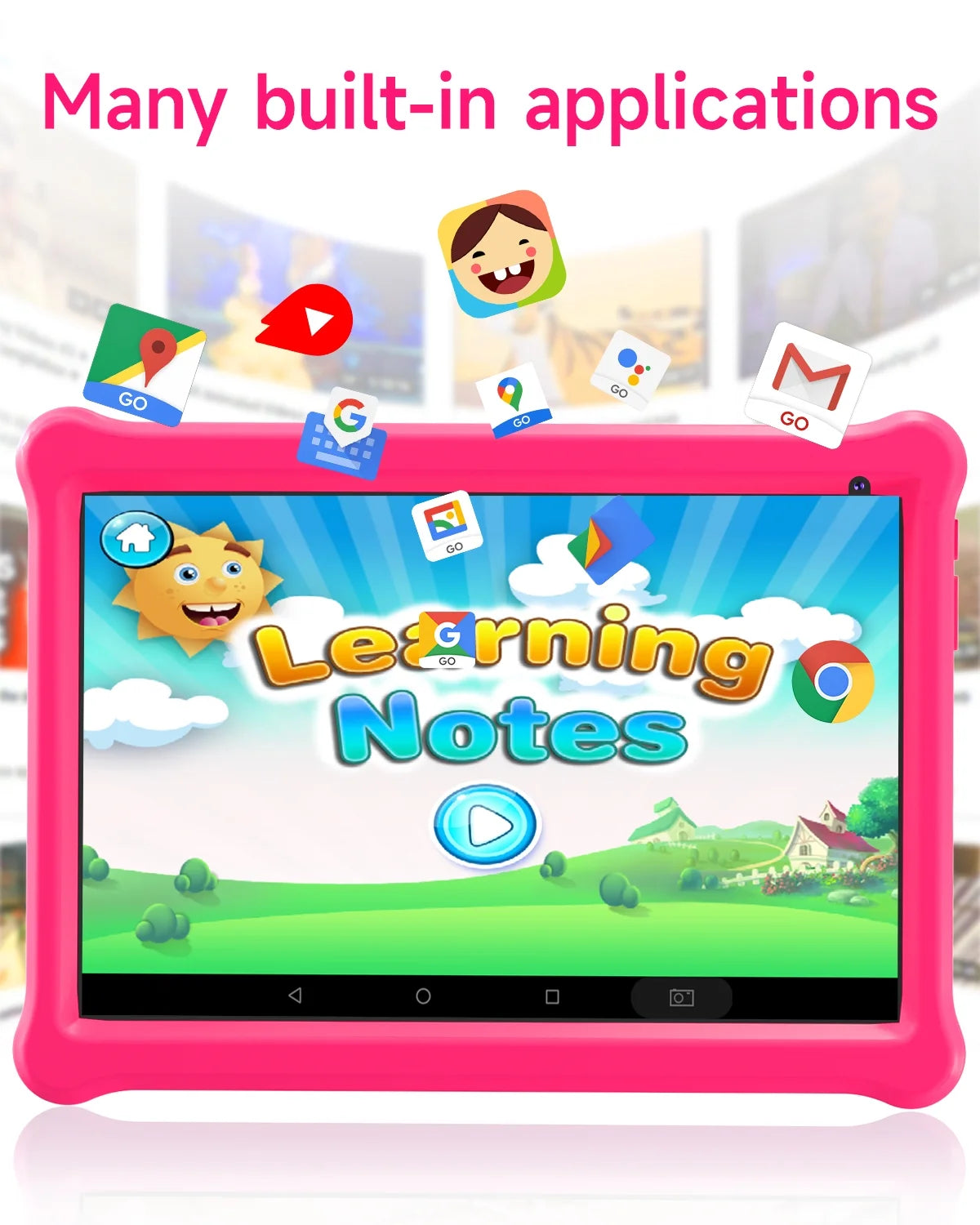 Android 12 Kids Tablet 10 inch 32GB ROM with Shockproof Case G57669