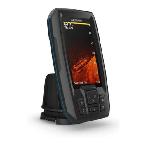 4" GPS Fishfinder with CHIRP Traditional and ClearVu Scanning Sonar Transducer S155020