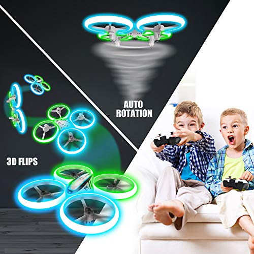 720P HD FPV Camera RC Drone with LED Light, 2 Batteries and Remote Control R788
