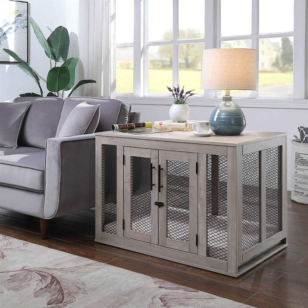 Dog Crate with Cushion and Tray P107