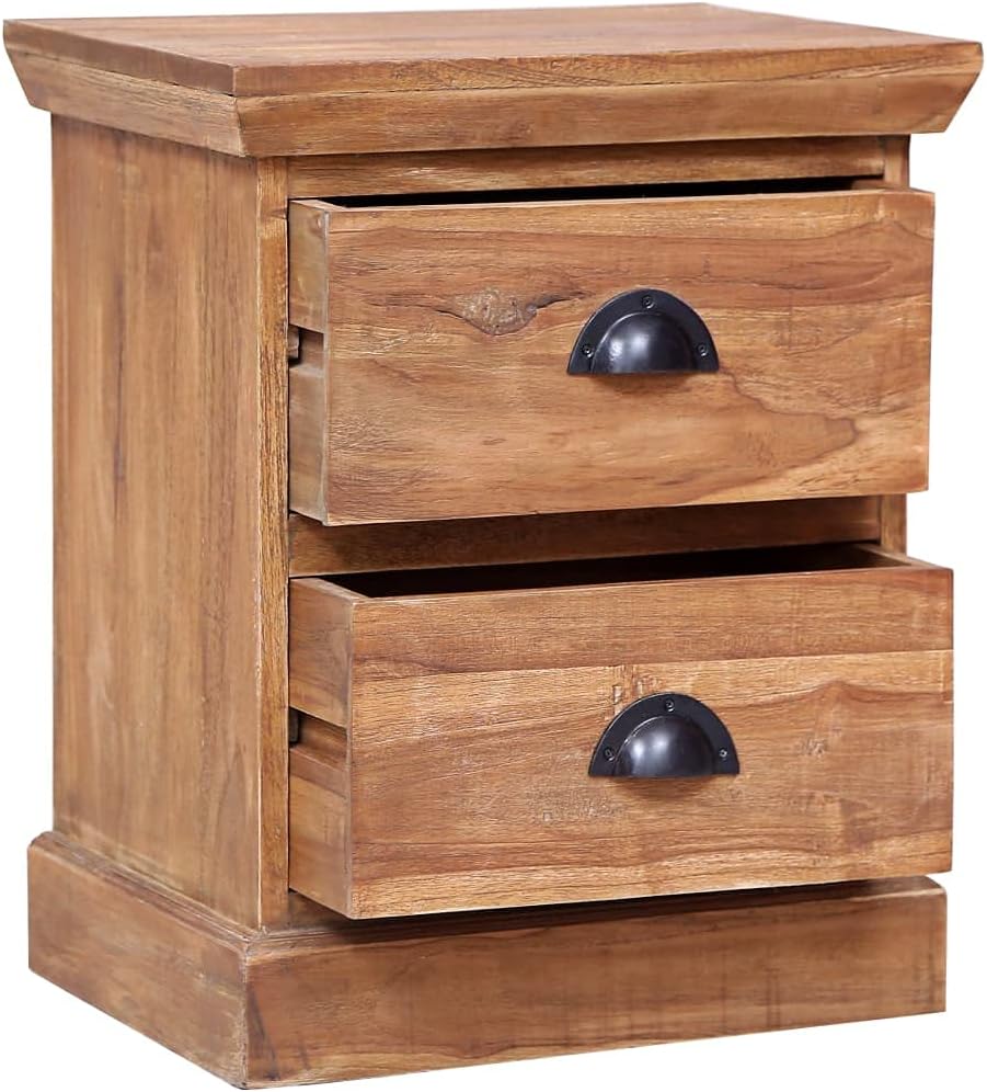 Solid Teak Chest of Drawers with Storage N951