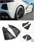 GM Factory XL Extended Style Painted Carbon Flash Metallic Rear Side Splash Guards Mud Flap Pair M282