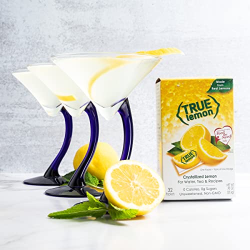 100 Count Sugar Free Lemon Flavoring Powder Packets G7091
