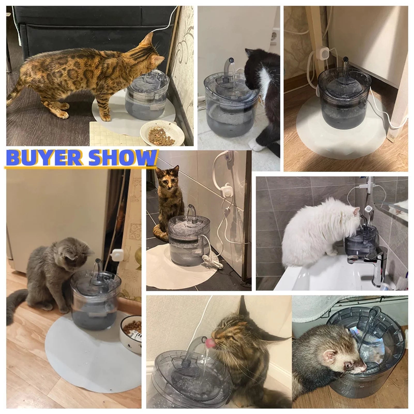 2L Cat Water Fountain A8058