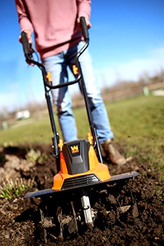 Electric Tiller and Cultivator with 14-Inch Tilling Width and 10-Amp Motor N265
