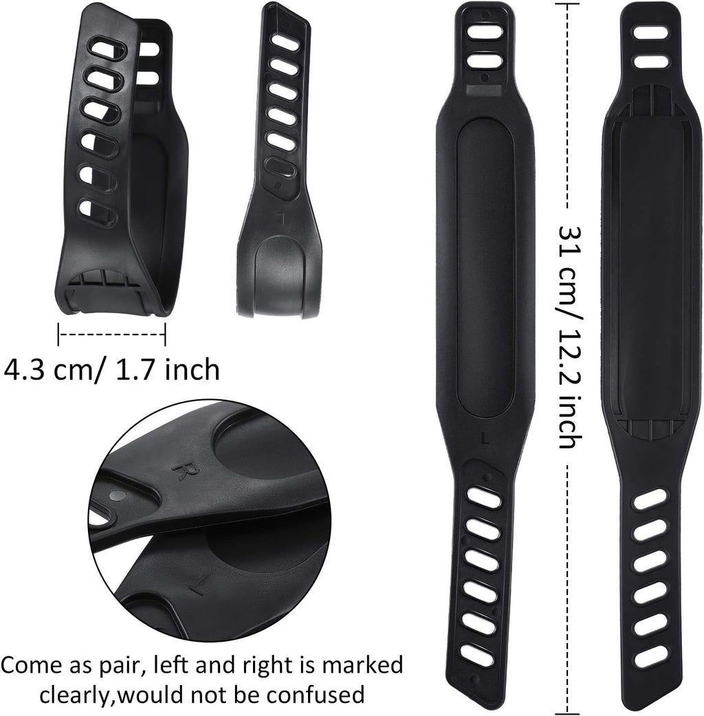 2 Pairs Universal Pedal Straps 1.7 x 12 Inch I568