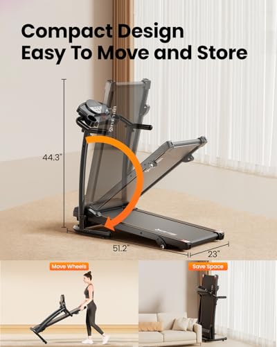 3.0HP Folding Treadmill with Incline Q33698