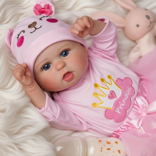 20-Inch Realistic Newborn Baby Doll with Soft Cloth Body K328062