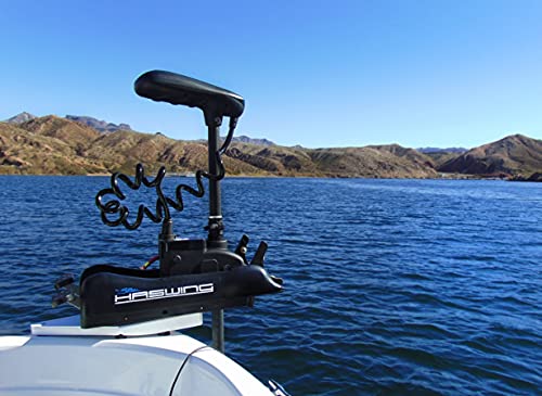 12V 55LB 54 Inch Shaft Electric Trolling Motor with Remote Control K841322