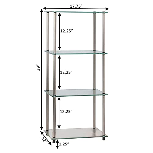 Glass 4 Tier Tower R523