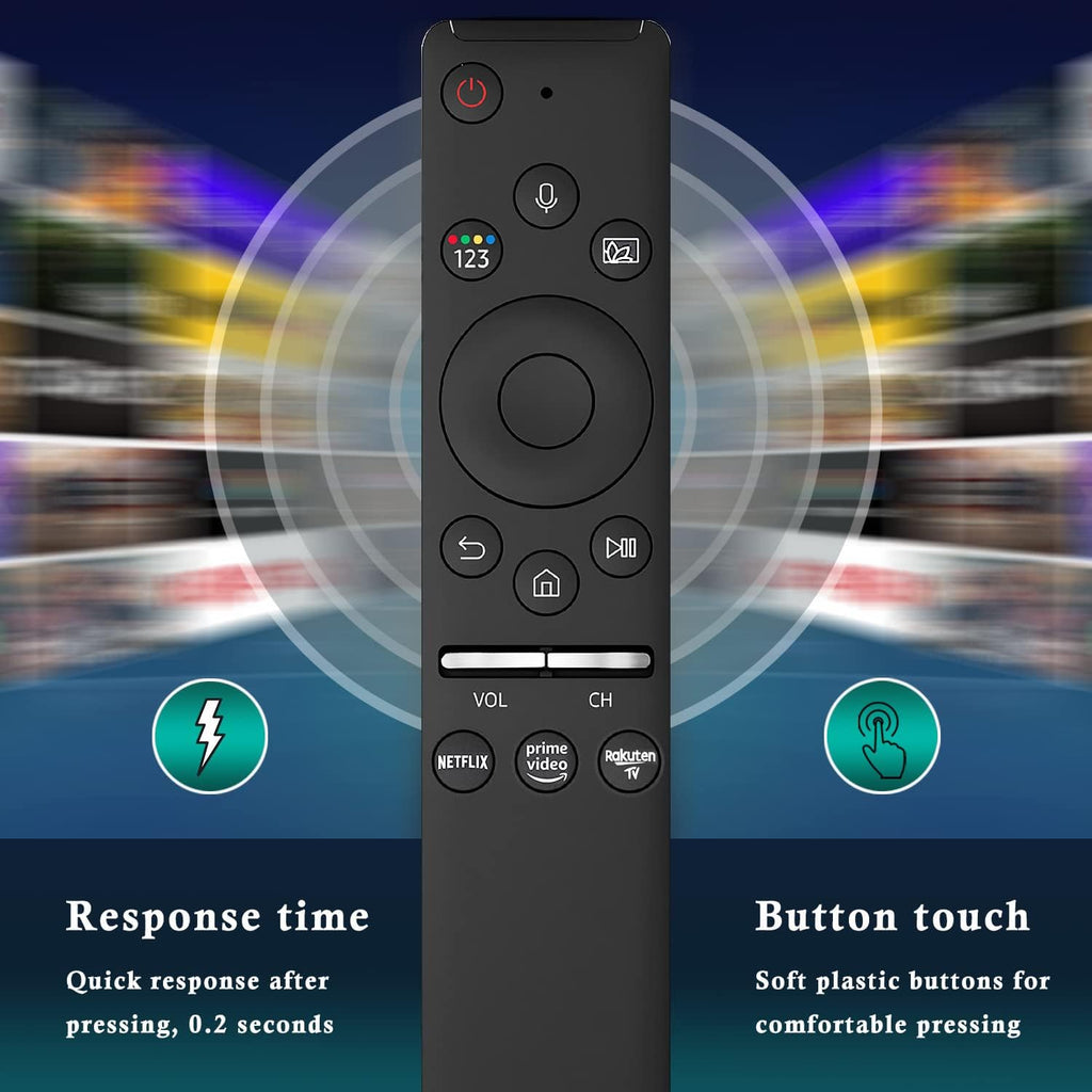 Remote Control for Samsung Smart TV with Voice and Netflix, Prime Video Buttons O946214