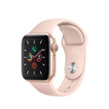 Gold Aluminum 40mm Apple Watch Series 5 with Pink Sand Sport Band W1196
