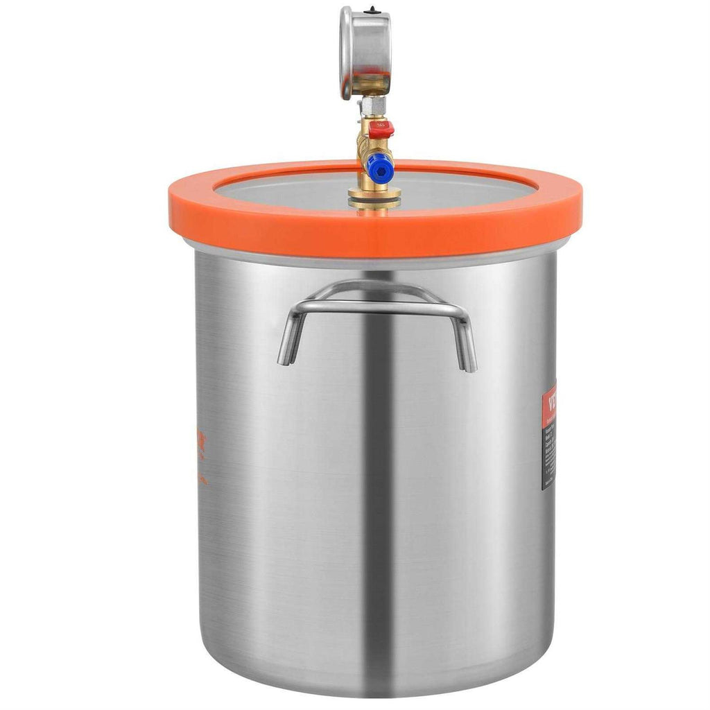 3 Gallon Vacuum Chamber with Tempered Glass Lid V16615