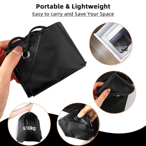 40 Pack Drawstring Backpacks Waterproof Nylon Cinch Bags Lightweight Reusable Sports Sack M21323