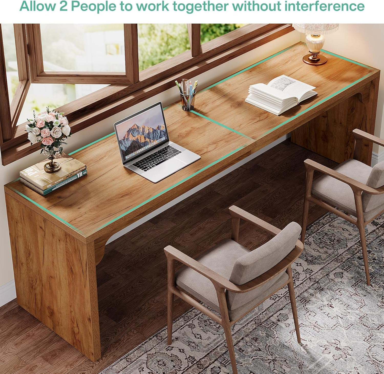 78.7 Inches Long Wooden Computer Desk N4193