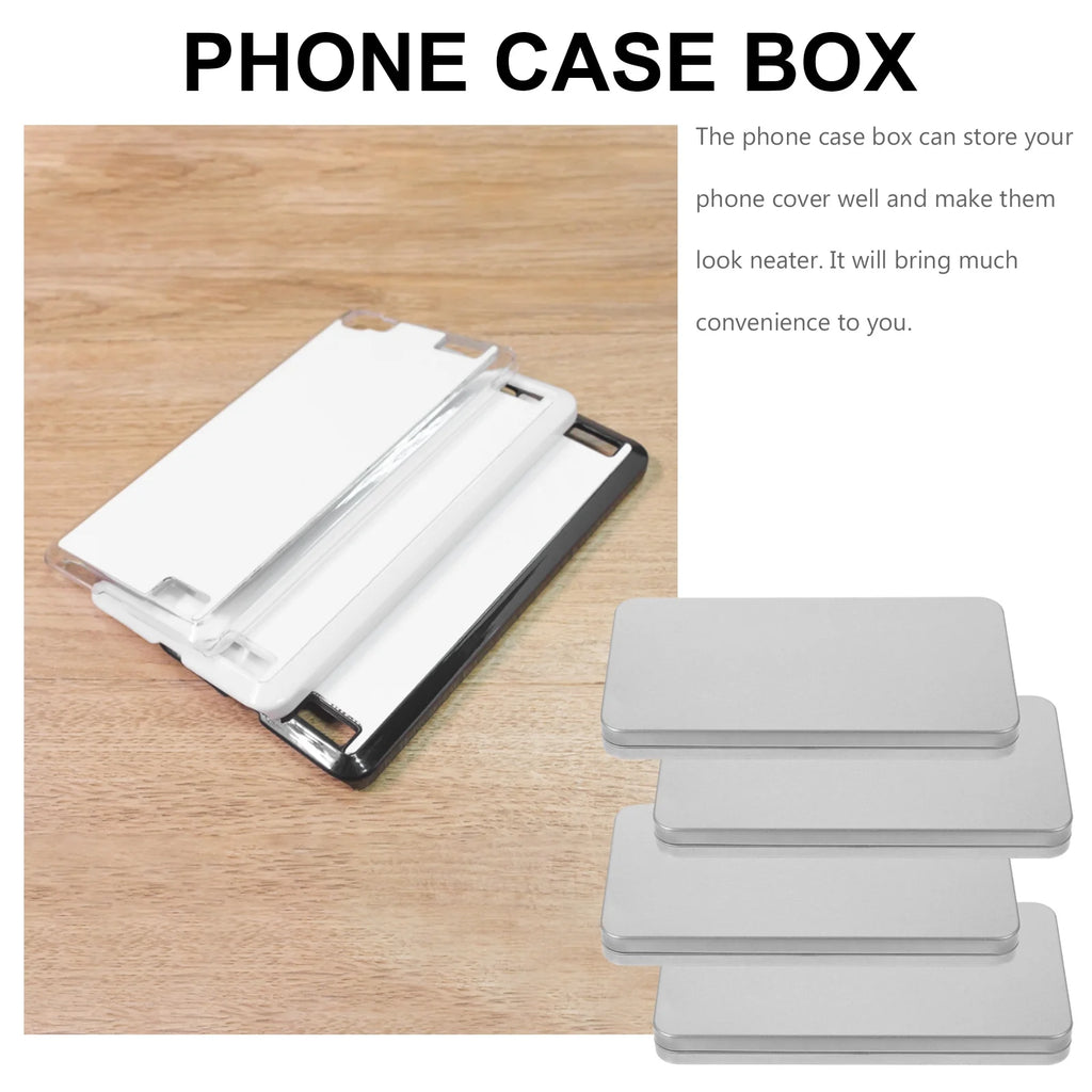 4 Pcs Clear Wicker Basket Storage Box D78207
