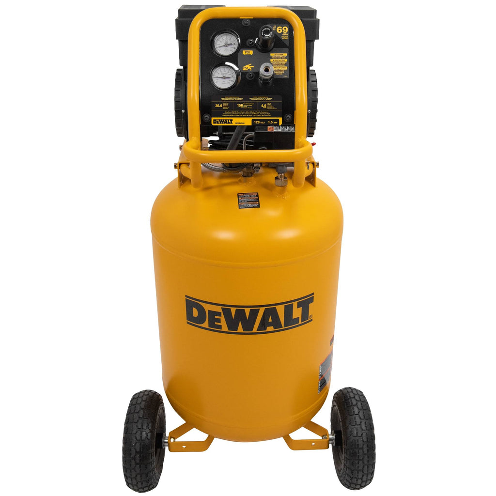 1.5 HP 26 Gallon Vertical 150 PSI Quiet Air Compressor Q4624