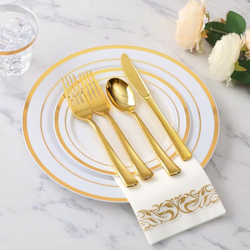 700 Piece Silver Disposable Plastic Dinnerware Set O2200