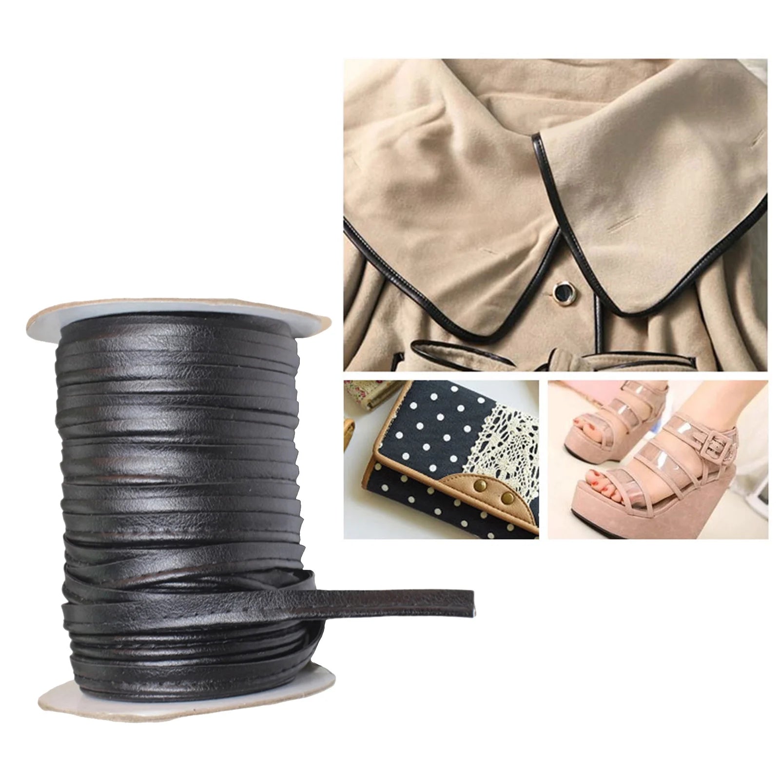 Faux Leather Fold Bias Tape Binding Tape T73916