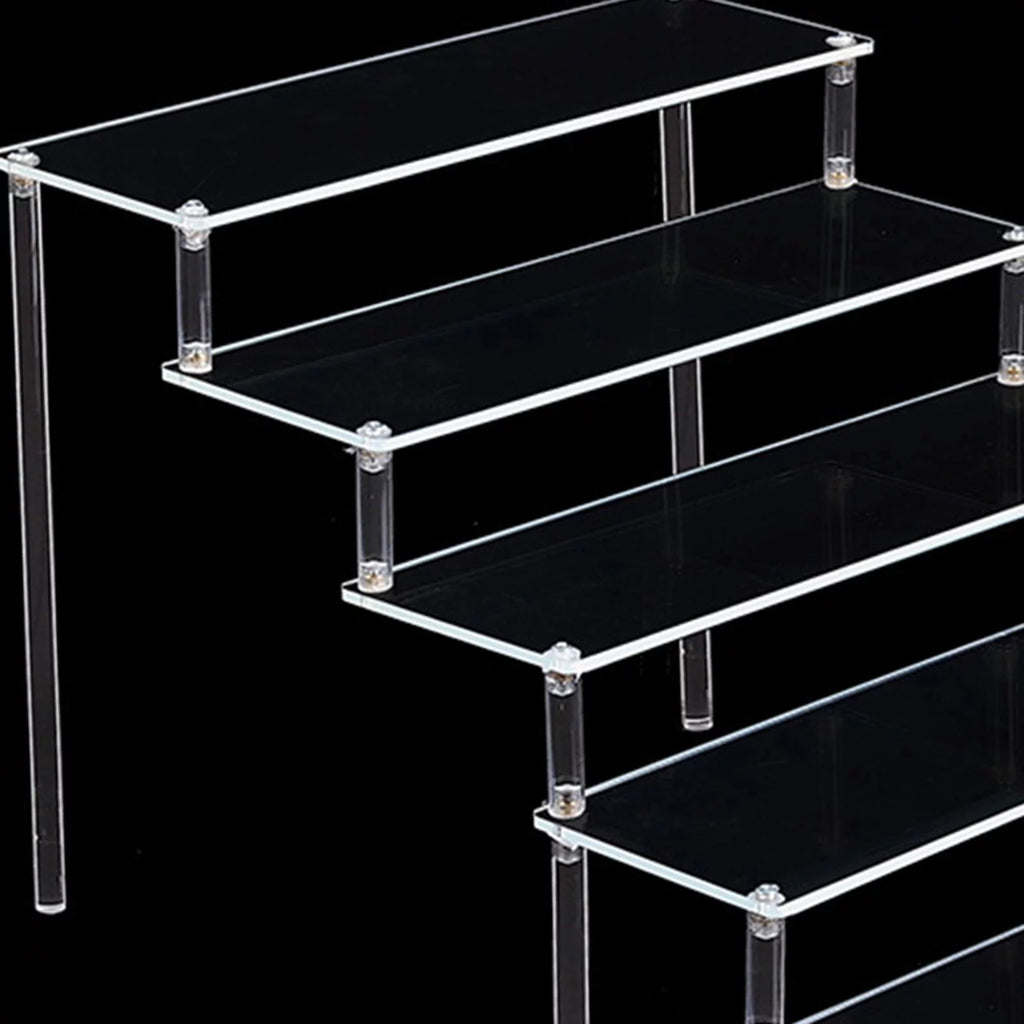 Acrylic Rack Storage Organizer Display Stand Countertop Riser N5218