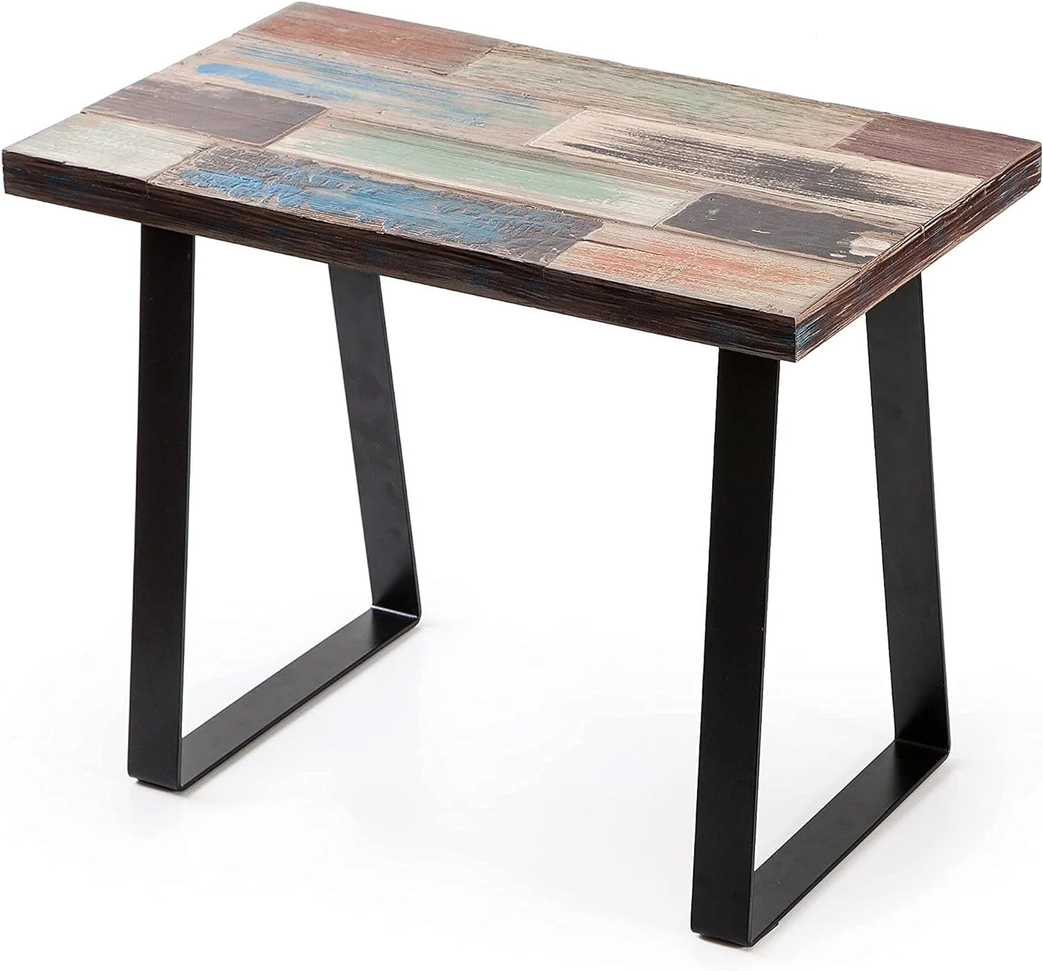 Reclaimed Wood Rectangular End Table 13" X 22" X 16.5" K766